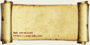 Isidora Pačanin vizit kartica